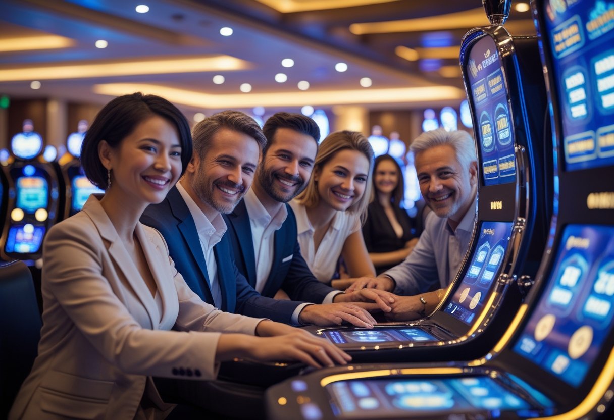 people enjoying best no verification casinos 
