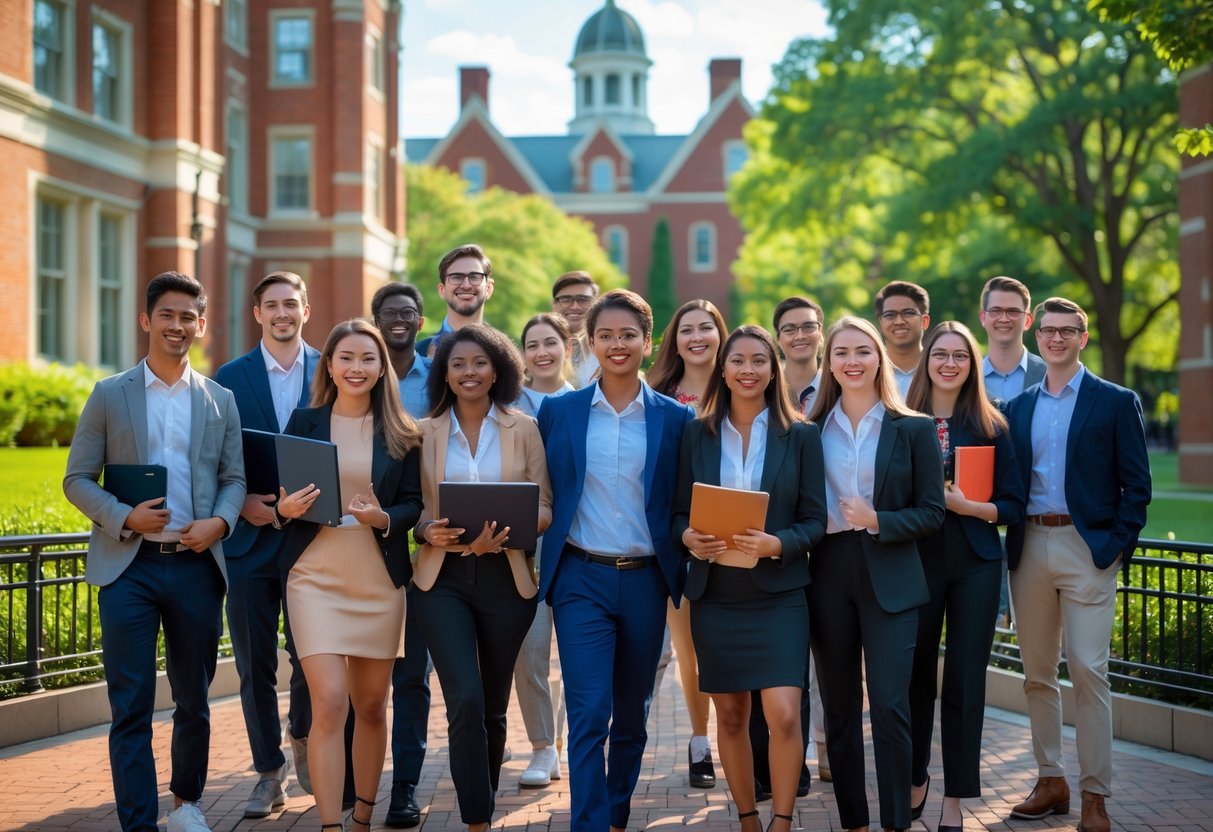 45 Fully Funded Scholarships at Harvard University 2026 18 A group, smiling and, celebrating their
