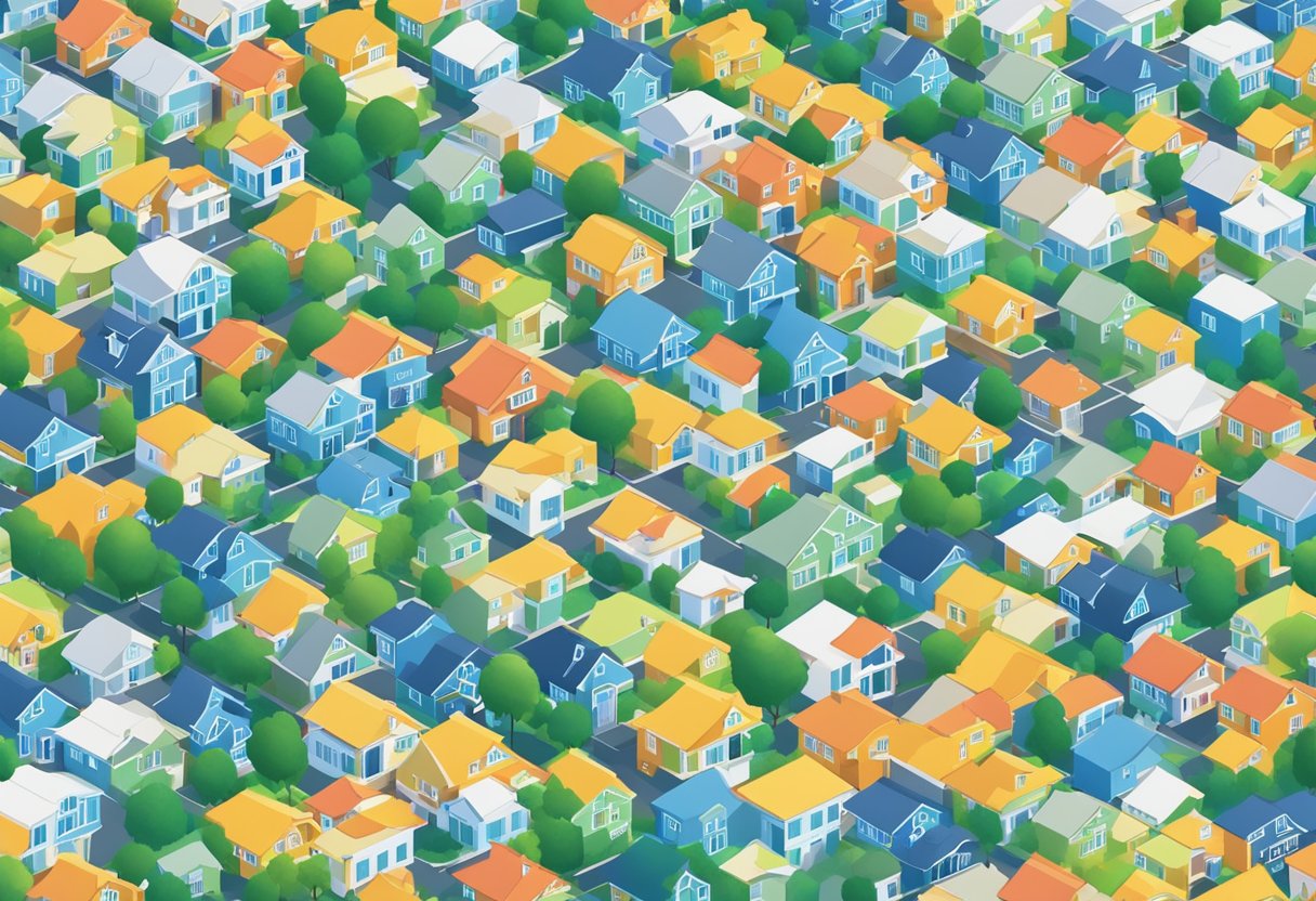 US Housing Market Trend: Analysis and Forecast Image showing different houses