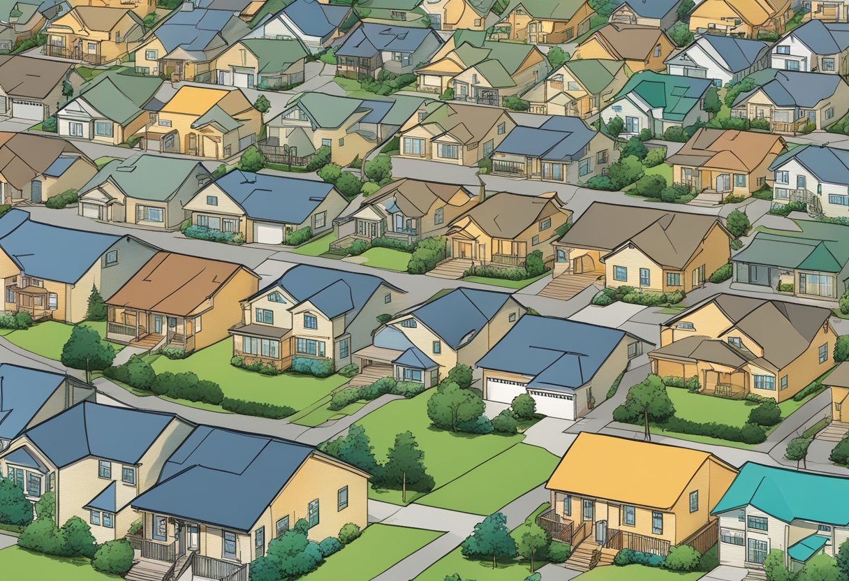 US Housing Market Trend: Analysis and Forecast Image of large housing estate