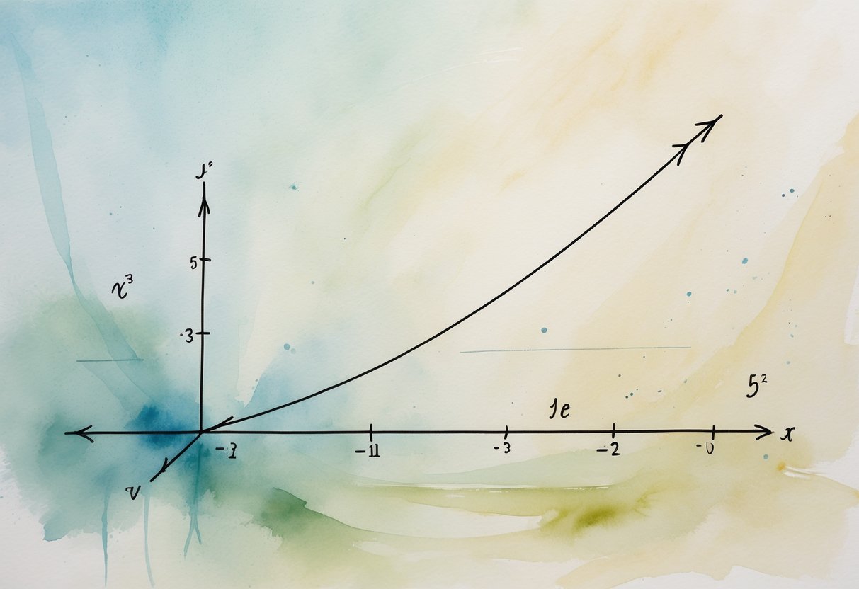 Koordinatni sustav s dijagonalnom linijom koja prikazuje jednadžbu pravca.