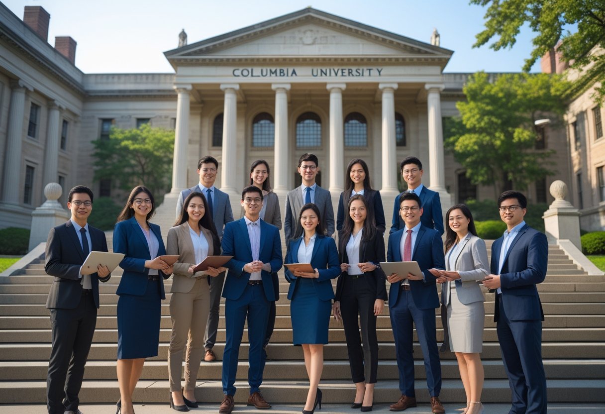 45 Fully Funded Scholarships at Columbia University 2026 35 A group, engaged in