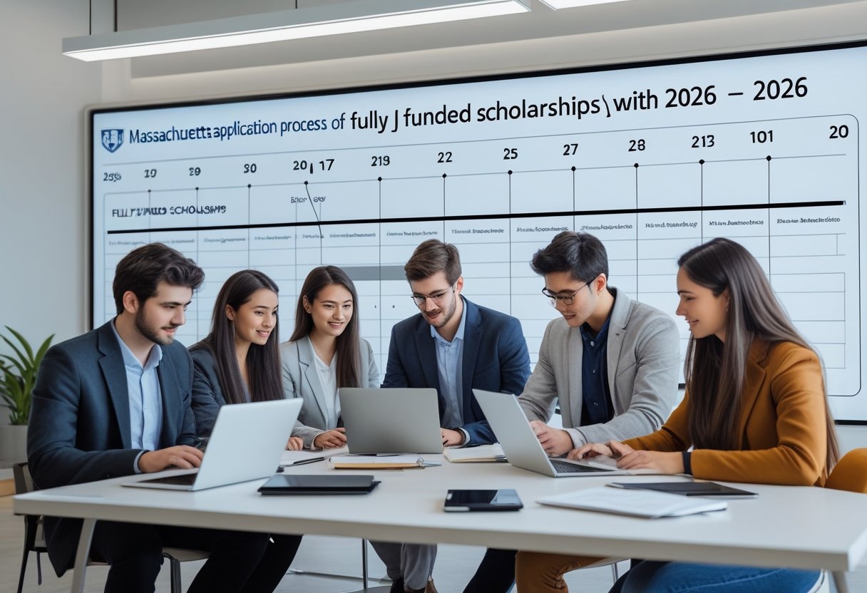 45 Fully Funded Scholarships Massachusetts Institute of Technology 2026 50 A group, reviewing a