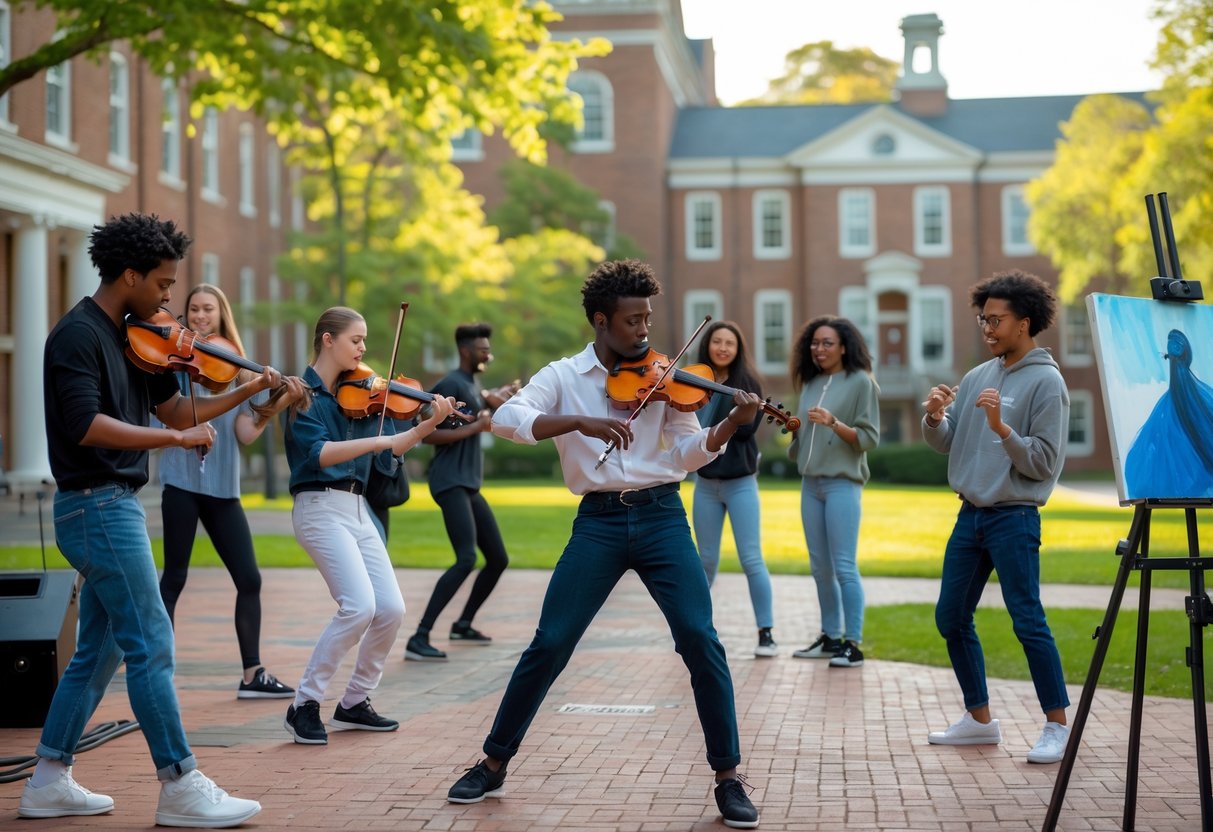 45 Fully Funded Scholarships At Dartmouth College 2026 24 A group, dancing, and painting