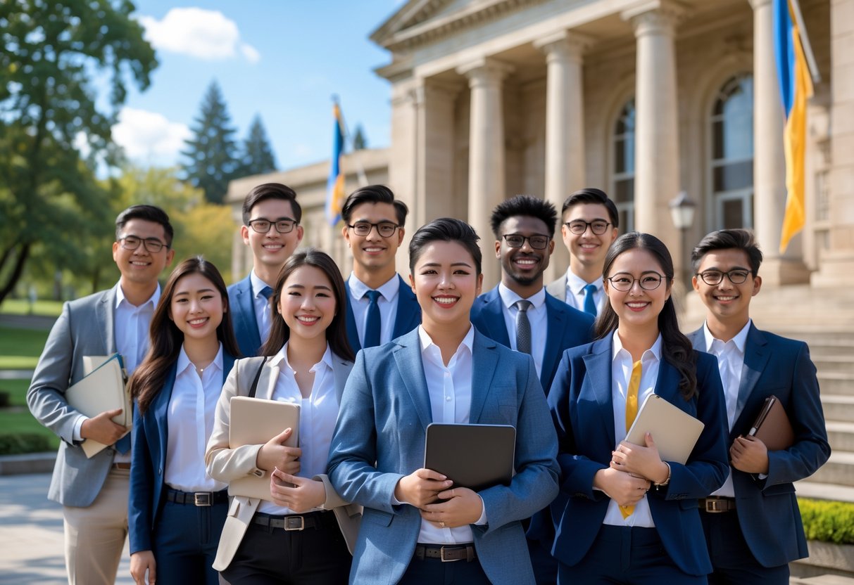 35 Fully Funded Scholarships at Georgetown University 2026 11 A diverse, holding books