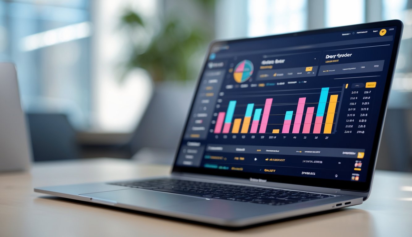 Tampilan layar perangkat digital yang menunjukkan antarmuka taruhan Over/Under dengan grafik dan tabel peluang.