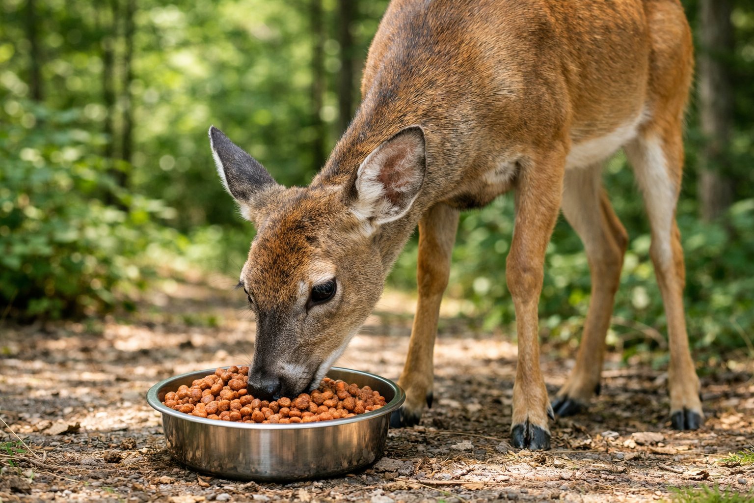 Deer Eating Canine Loose Leaf Options photo