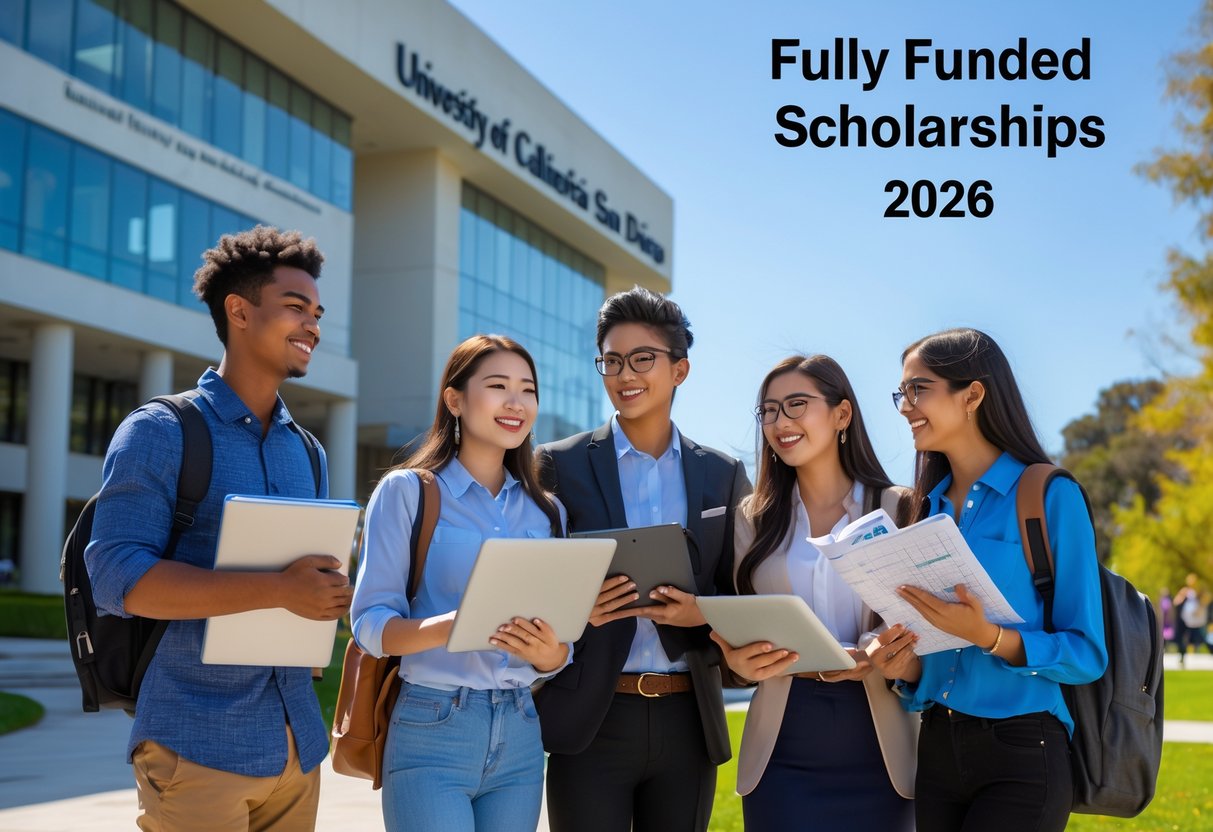 A group, smiling and