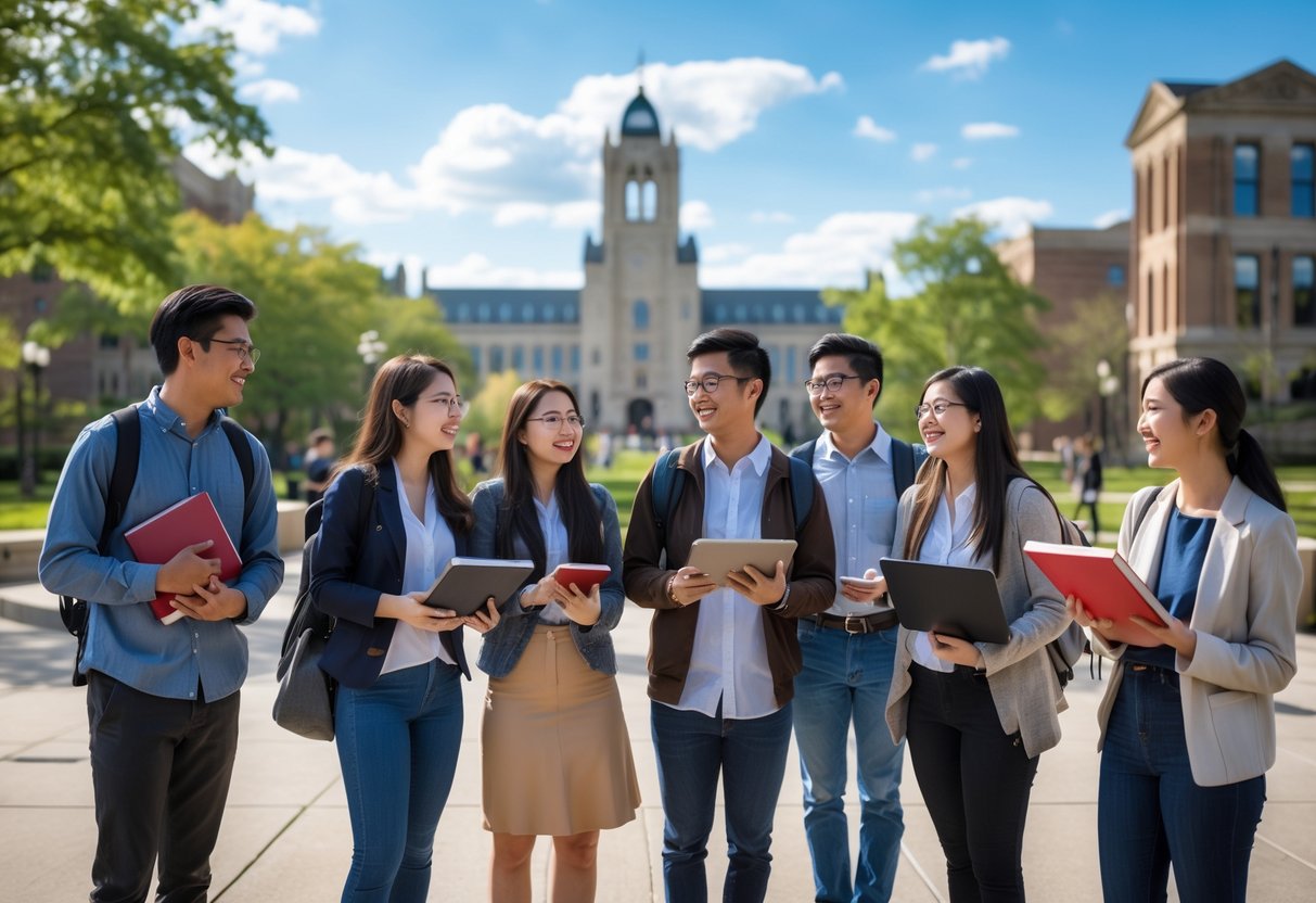 A diverse, talking and