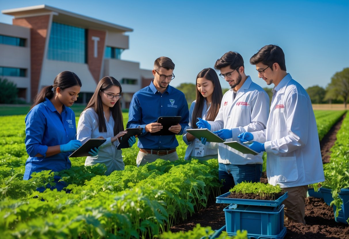 45 Fully Funded Scholarships | Texas A&M University 2026 19 Students and, examining crops