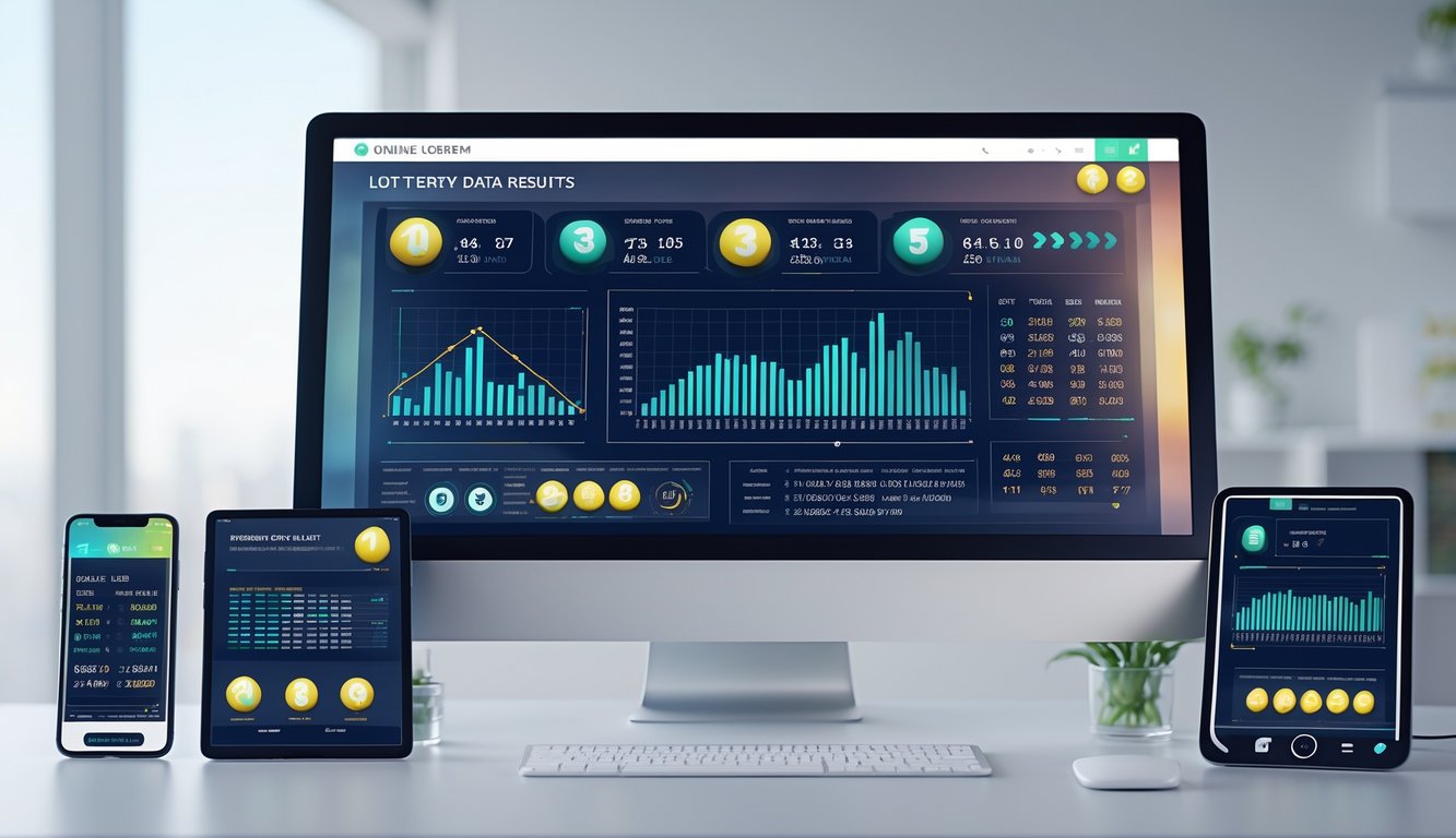 Seorang profesional sedang bekerja di depan komputer dengan layar menampilkan data angka dan grafik hasil togel secara akurat dan lengkap.