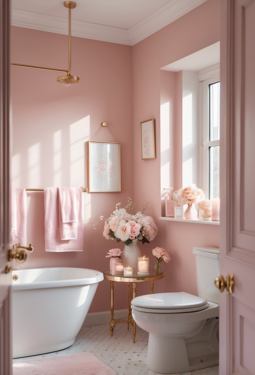 18 Cute Girly Bathroom Decor Ideas for Small Spaces | Footted