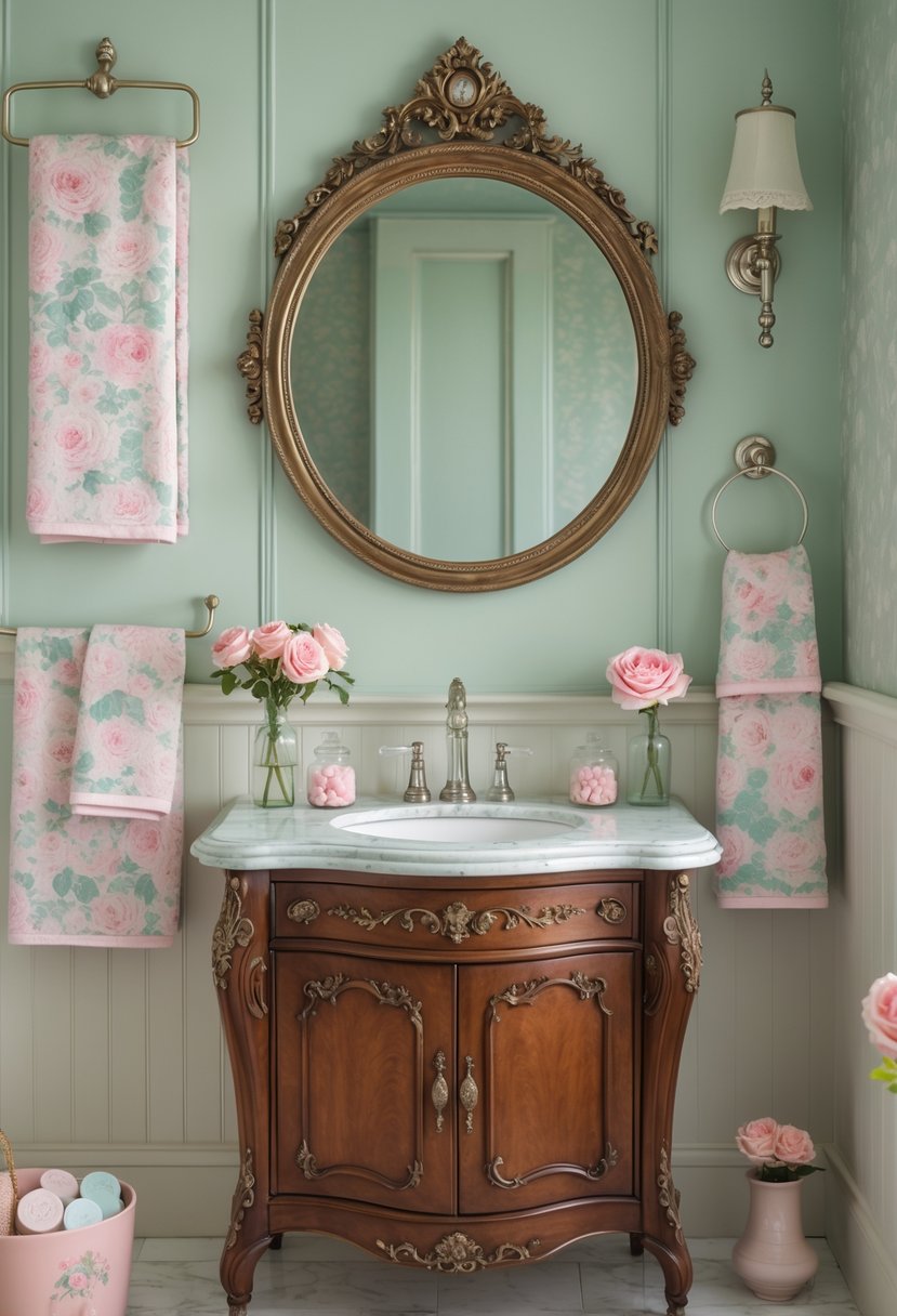 18 Cute Girly Bathroom Decor Ideas for Small Spaces | Footted