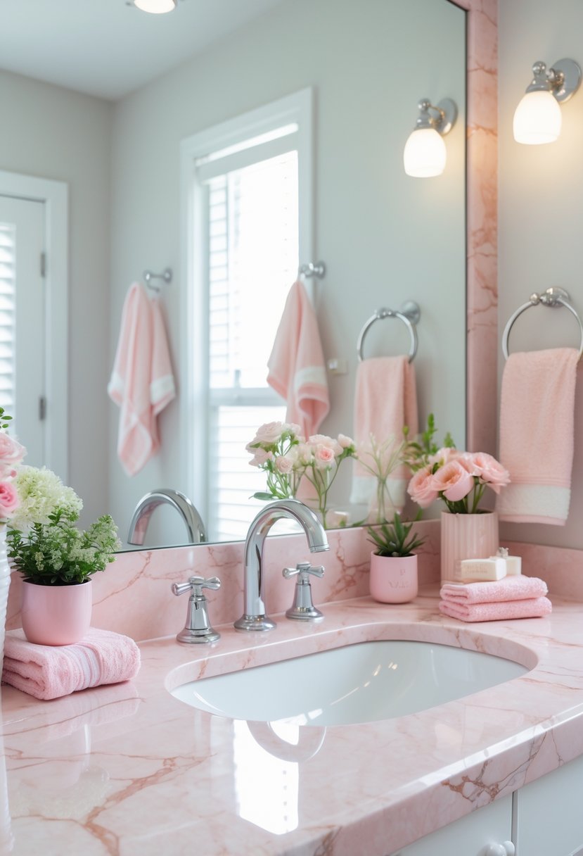 18 Cute Girly Bathroom Decor Ideas for Small Spaces | Footted