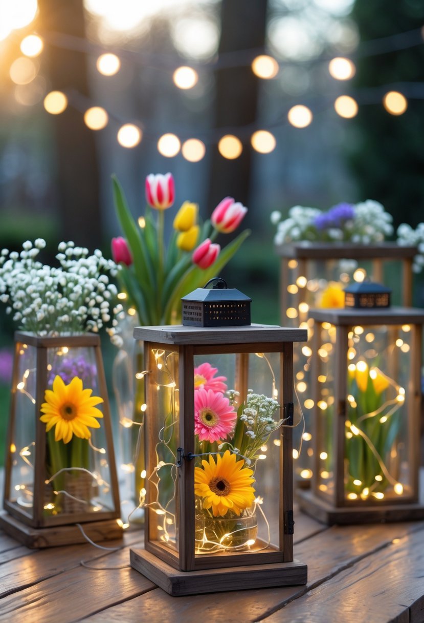 15 Pretty Spring Lantern Decor Ideas | Footted