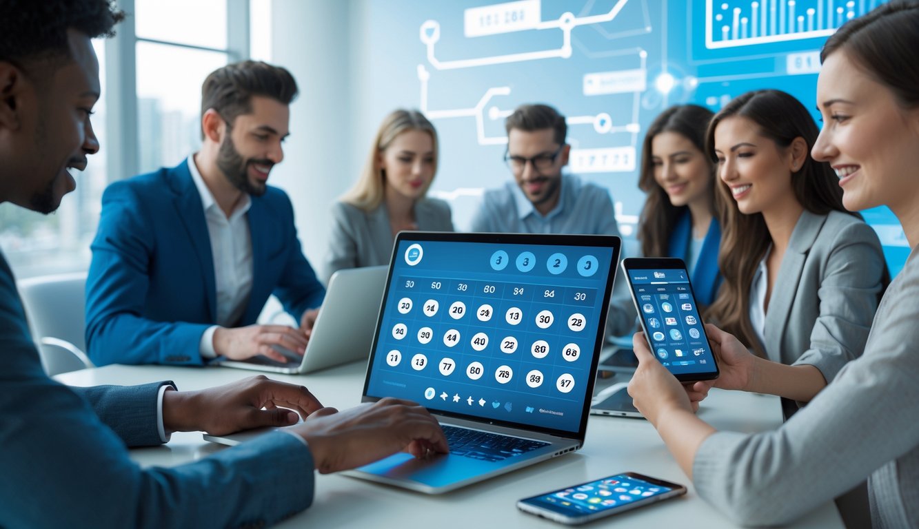 Beberapa orang menggunakan perangkat digital untuk bermain togel online di lingkungan yang modern dan terpercaya.