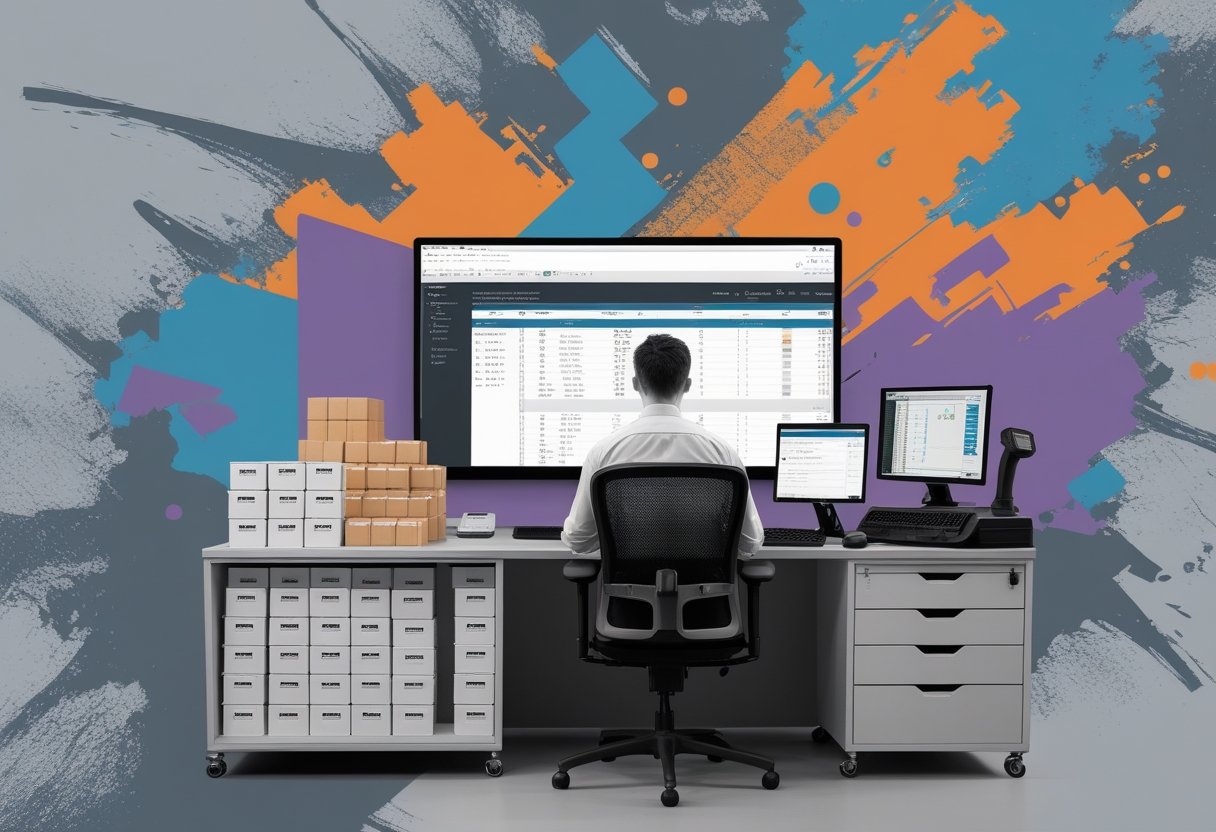 Illustration of inventory management workflows
