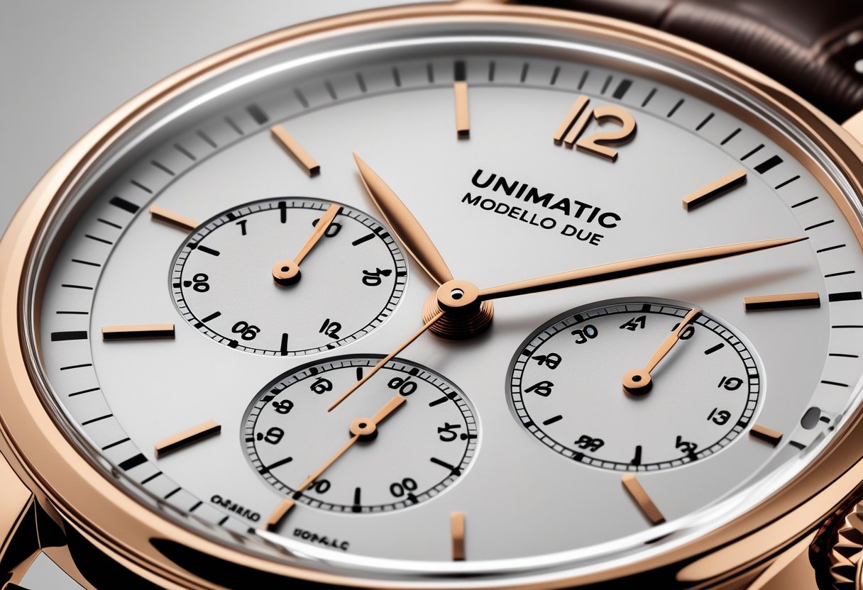 Close-up view of a watch face showing the dial, hands, and clear hour markers for easy reading.