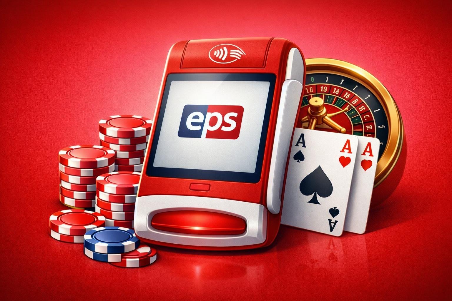 A Digital Wallet Surrounded By Poker Chips, Playing Cards, And A Roulette Wheel, Symbolizing Electronic Payments For Casino Gaming.