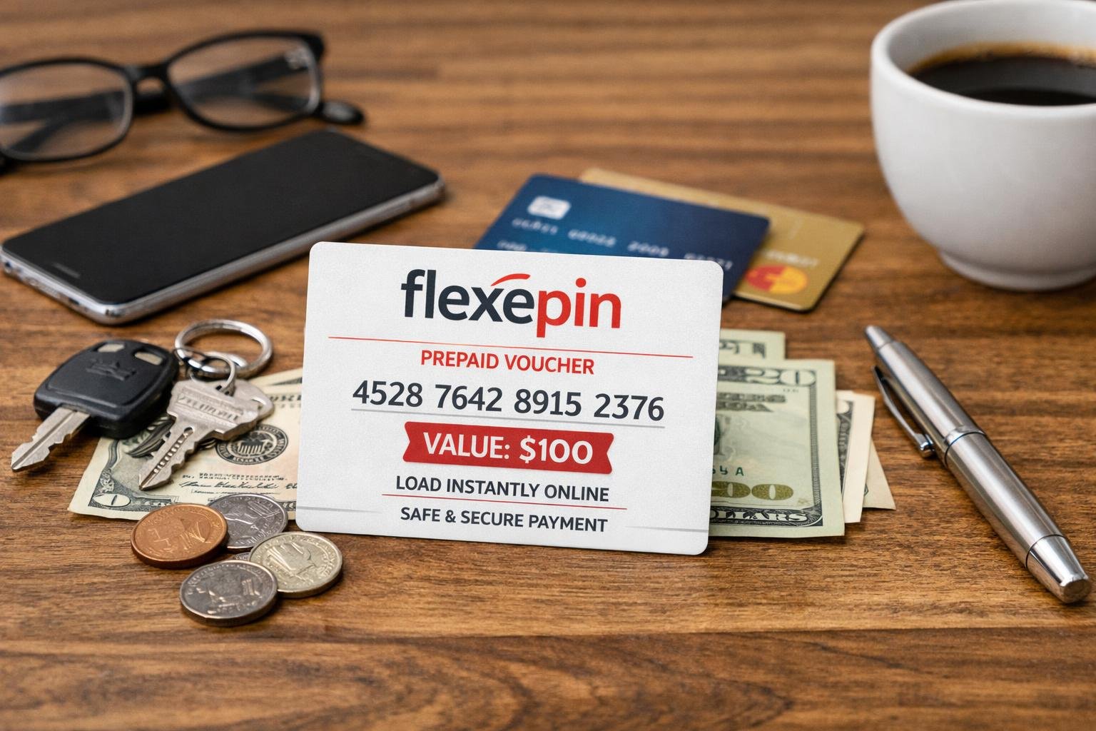 A Digital Wallet Interface Surrounded By CasinoRelated Icons Like Poker Chips And Playing Cards, Illustrating A Secure Online Casino Payment Method.
