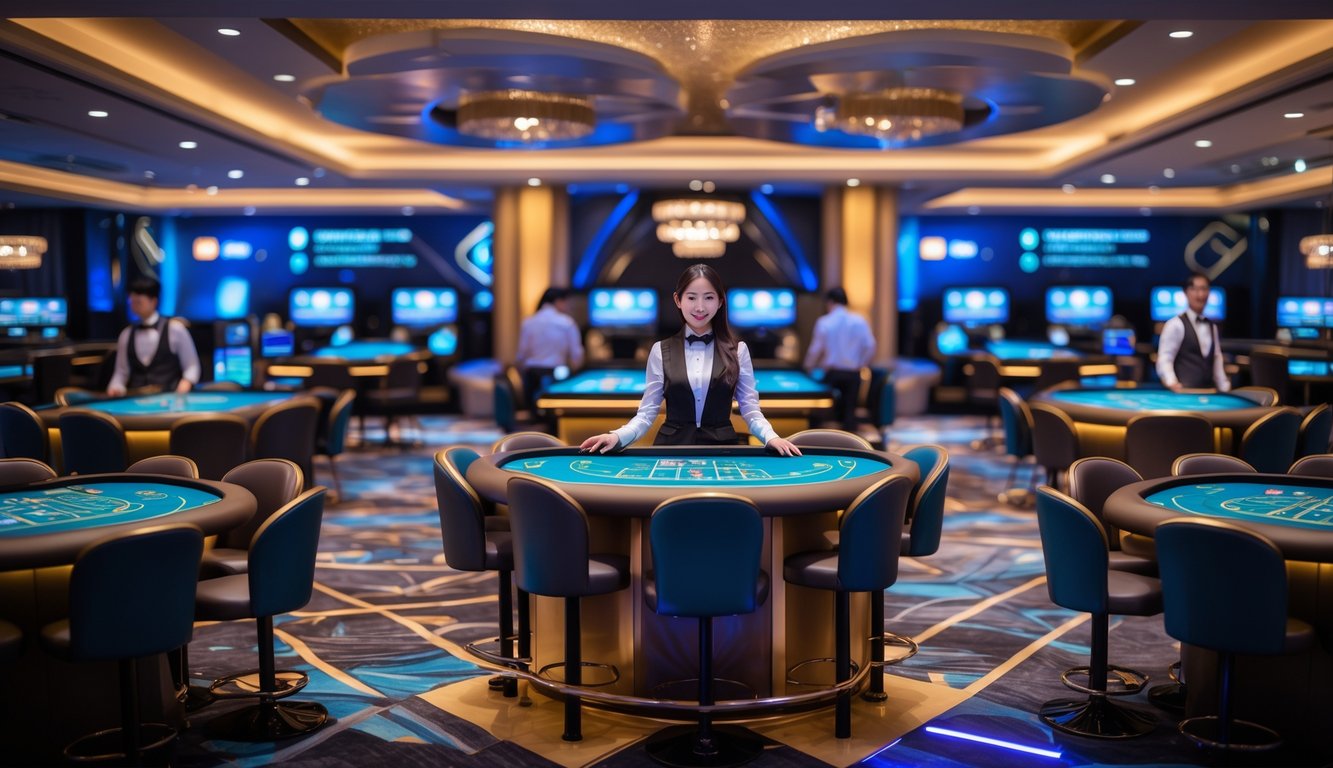 Suasana kasino langsung Asia dengan dealer profesional dan sistem pembayaran digital yang cepat.