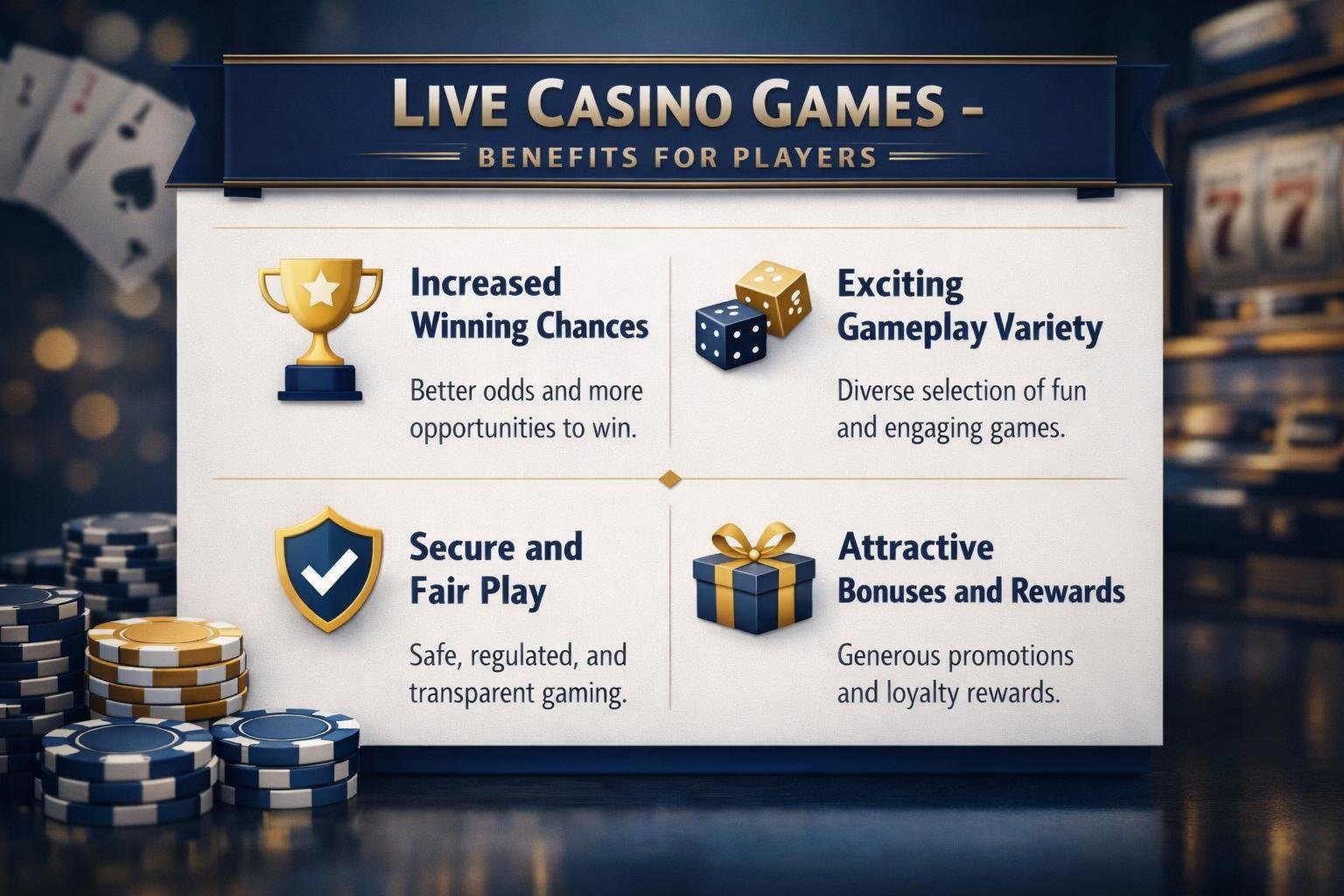 A Group Of Diverse Players Enjoying Live Casino Games With A Dealer At A Digital Table In A Modern Casino Setting.