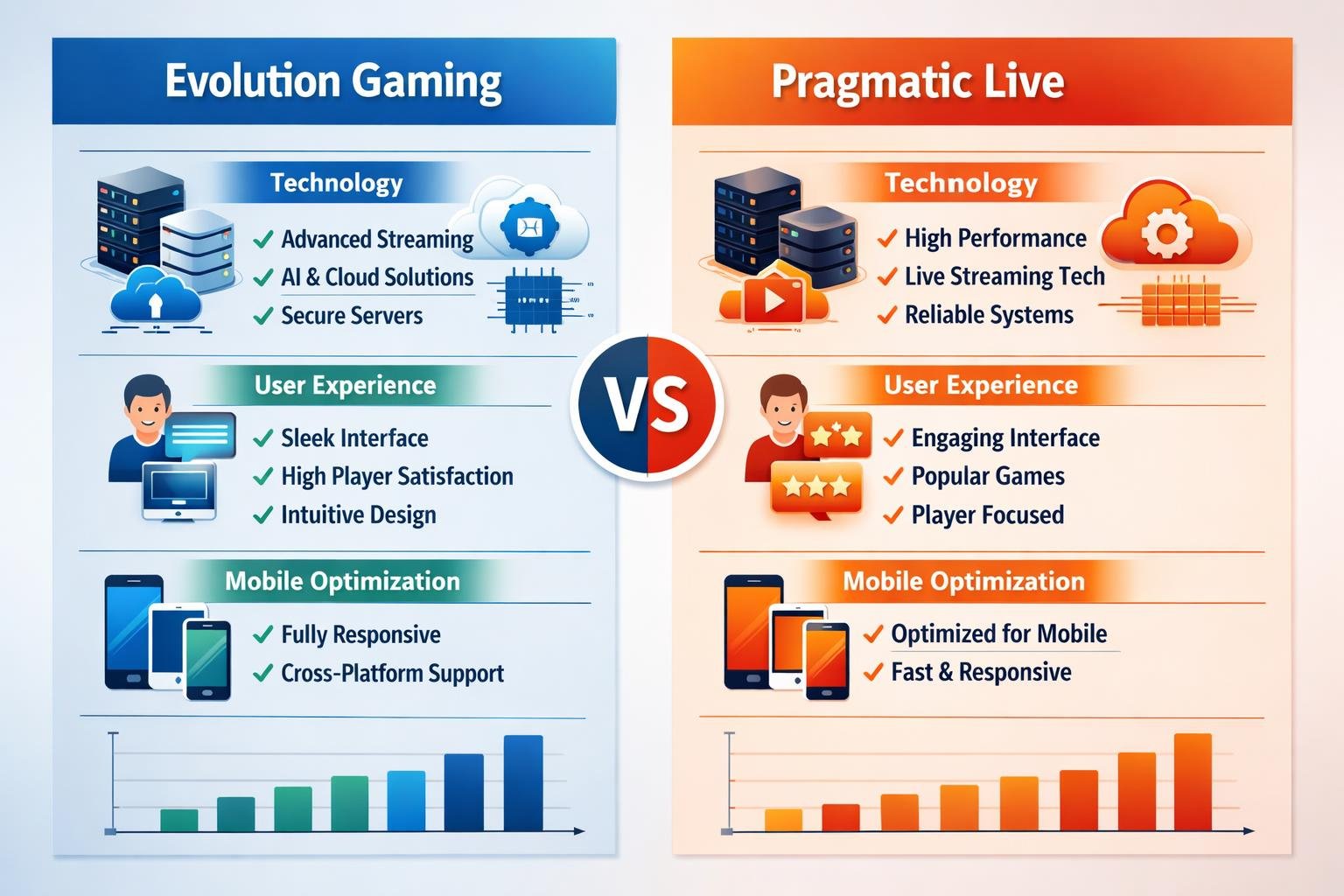Two Mobile Devices Side By Side Showing Live Casino Games With Dealers, One Featuring Blackjack And The Other Roulette, Surrounded By Icons Representing Technology And User Interaction.