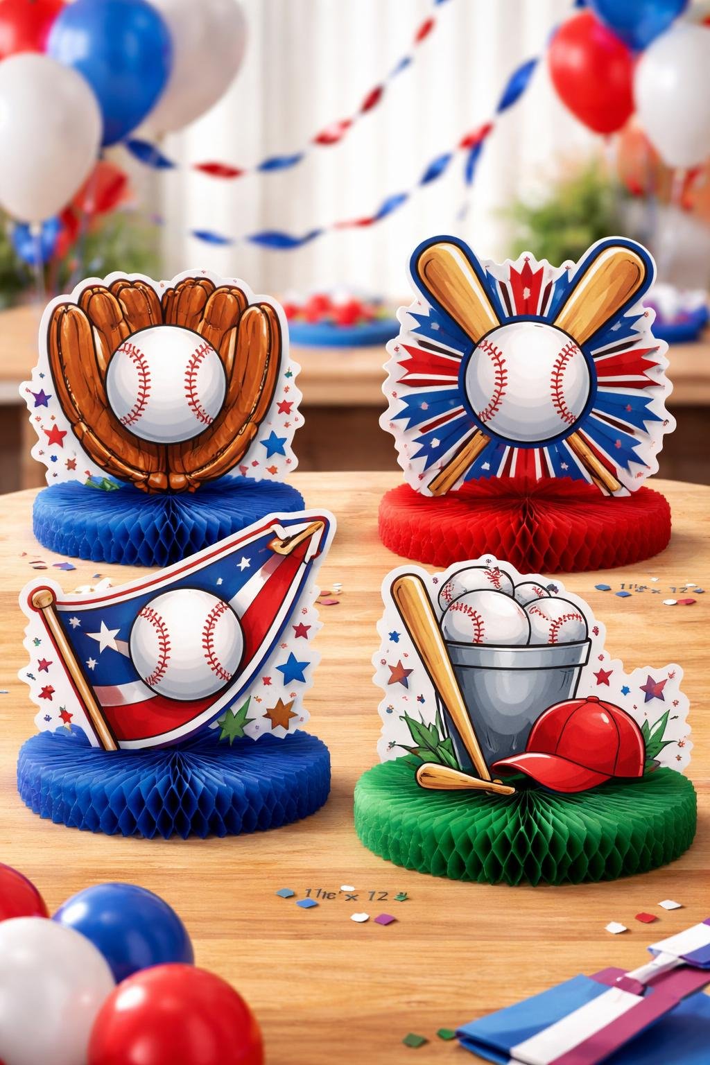 15 Baseball Party Centerpieces for a Fun Party | Footted