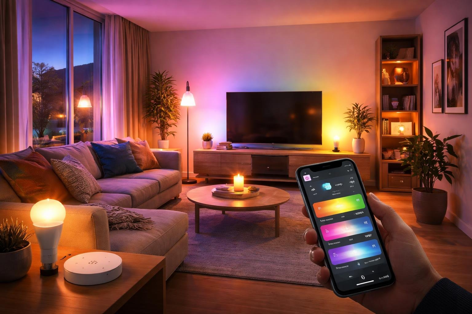 Philips Hue smart lighting