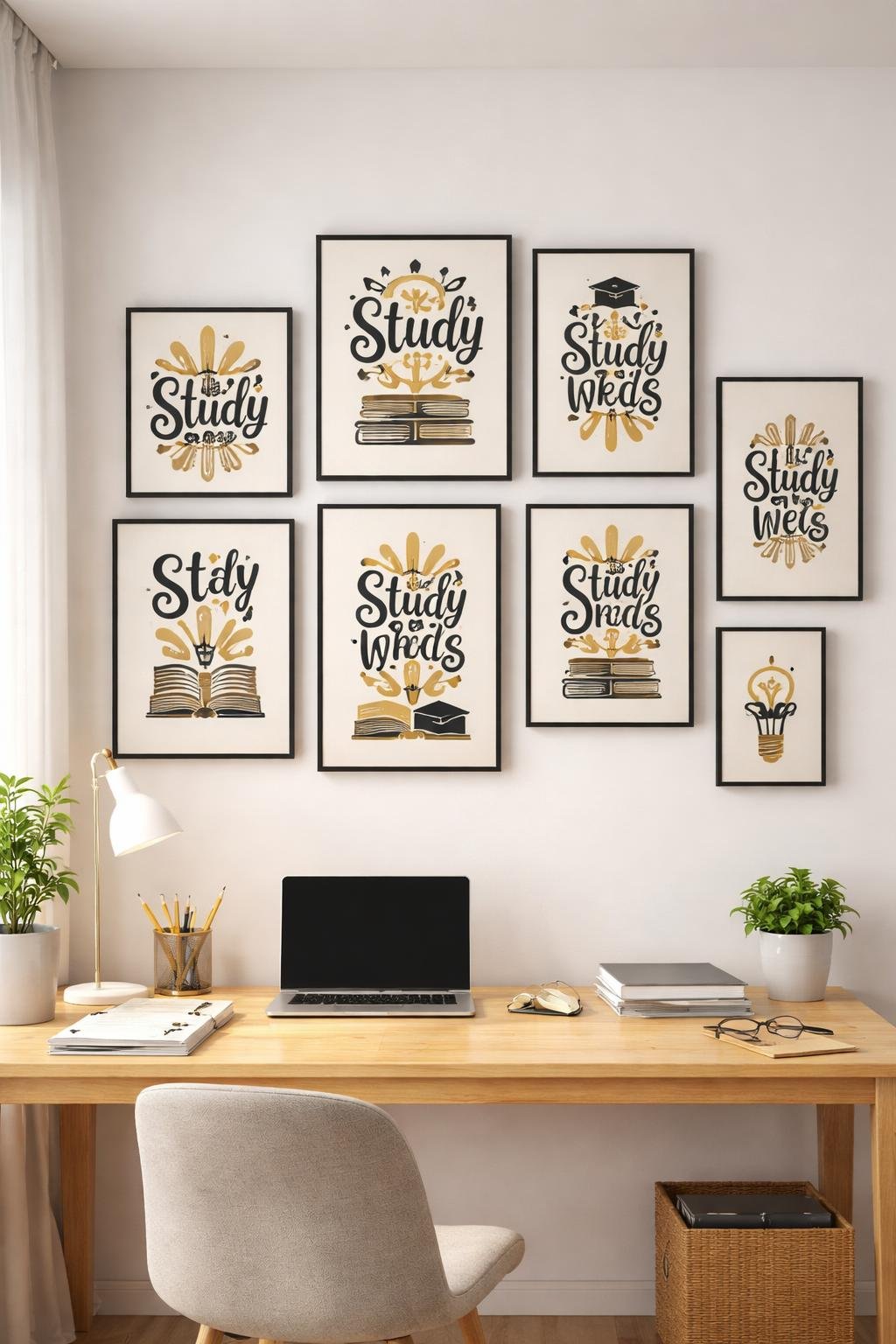 15 Amazing Study Wall Decor Ideas to Boost Focus and Style | Footted