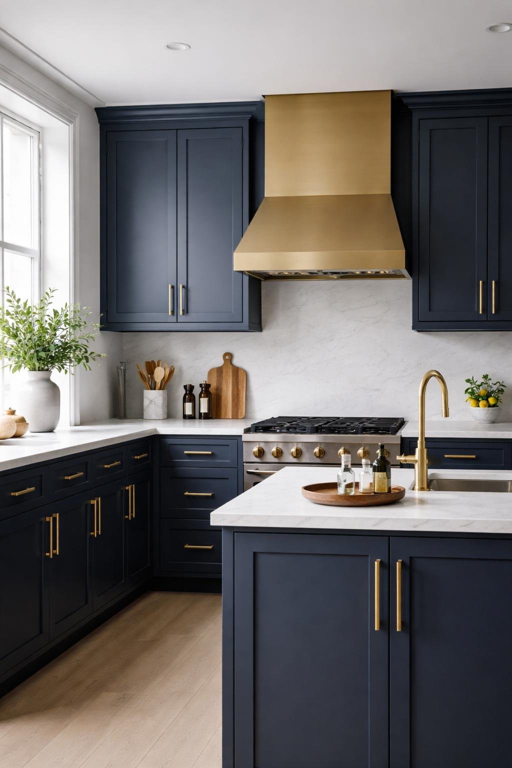 15 Moody Blue Kitchen Ideas You'll Love | Footted