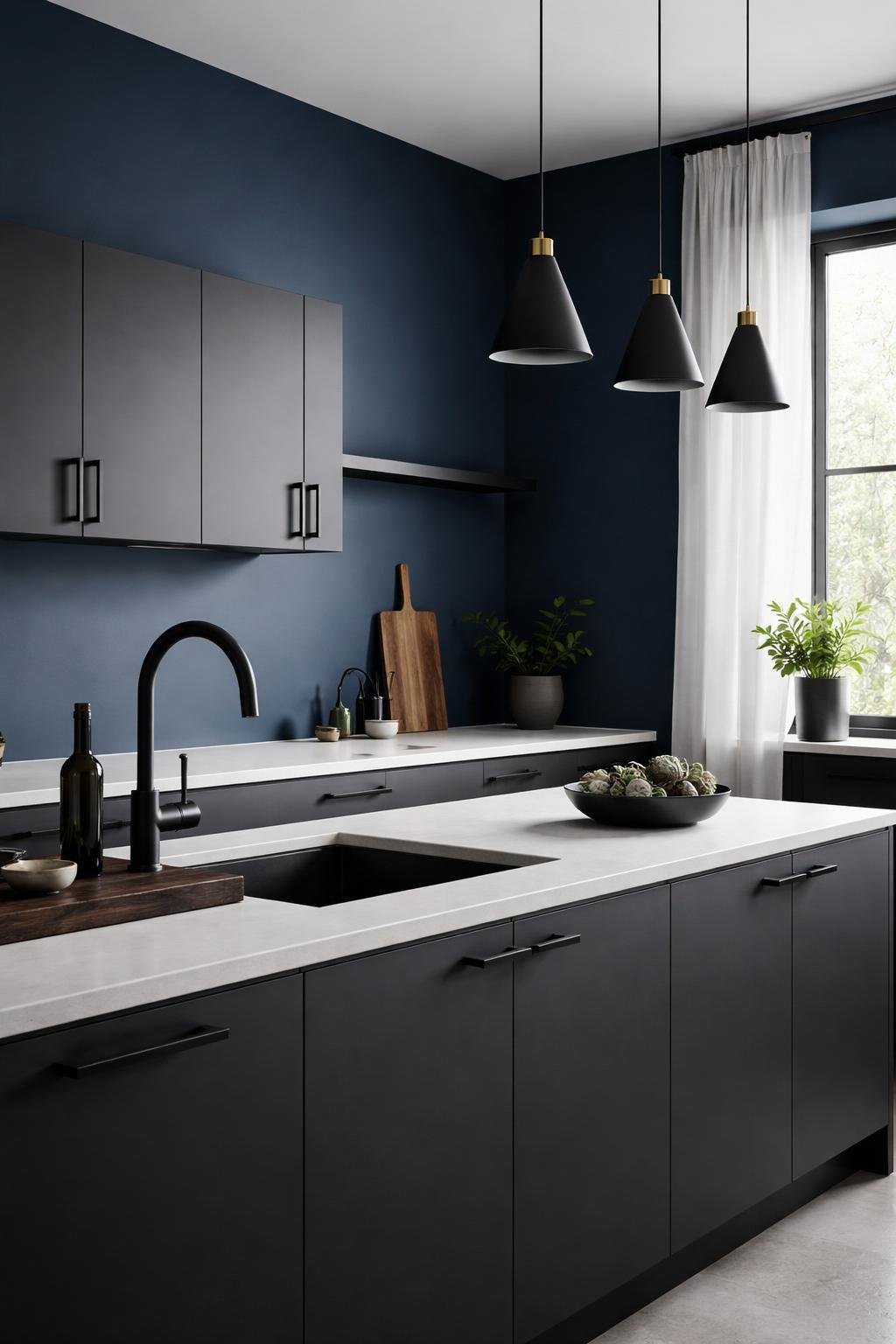 15 Moody Blue Kitchen Ideas You'll Love | Footted
