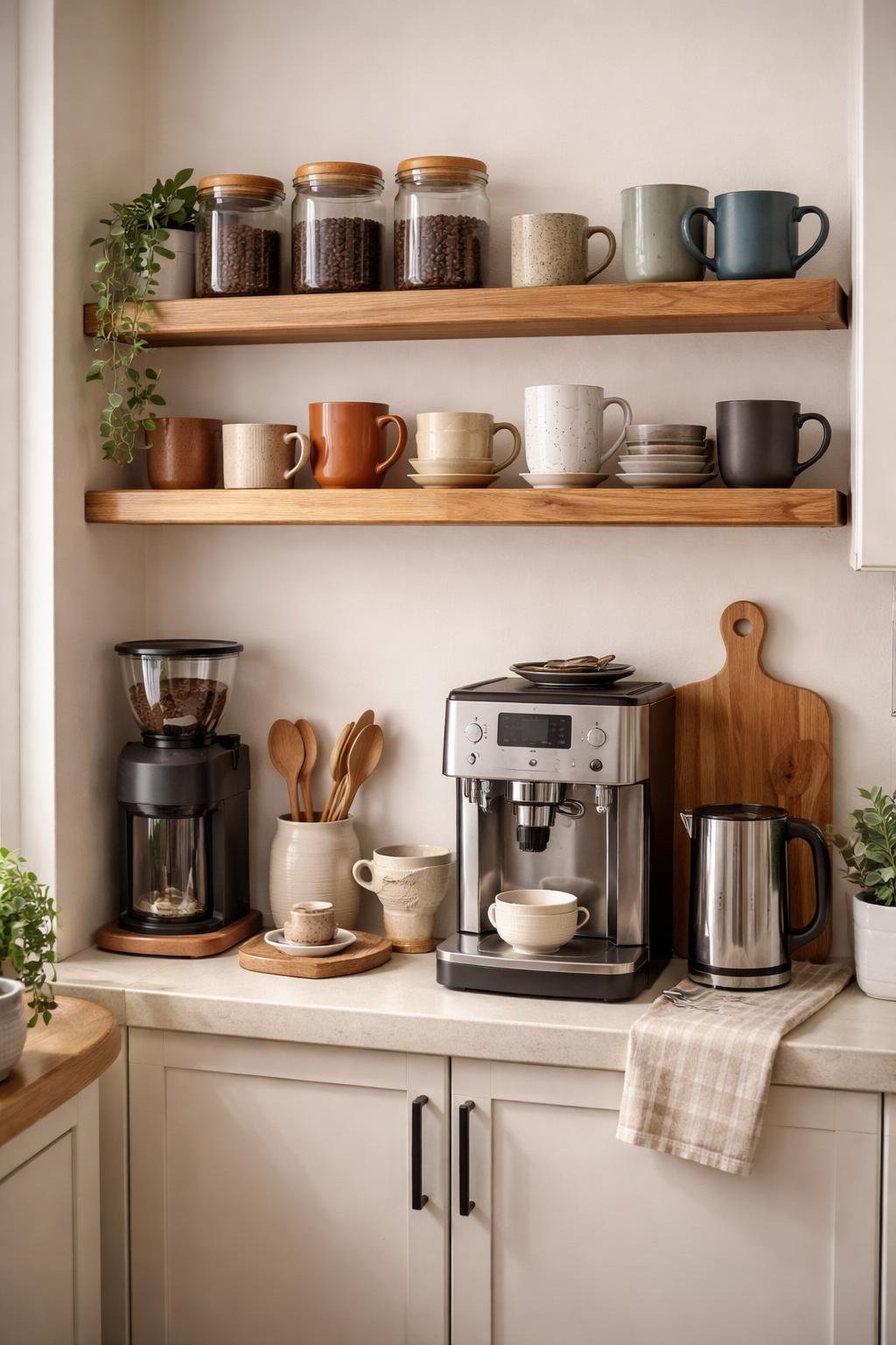 Cofffe Corner Rack 15 Coffee Corner Ideas for Small Spaces You'll Love | Footted