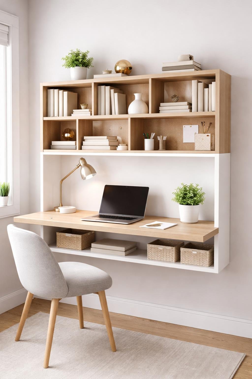 15 Desk Ideas for Small Spaces That Work So Well | Footted