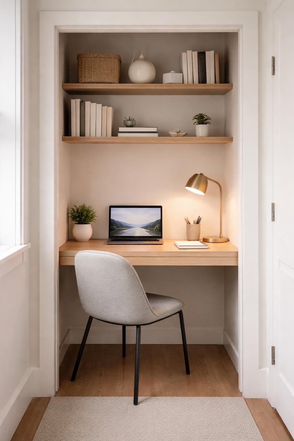 15 Desk Ideas for Small Spaces That Work So Well | Footted