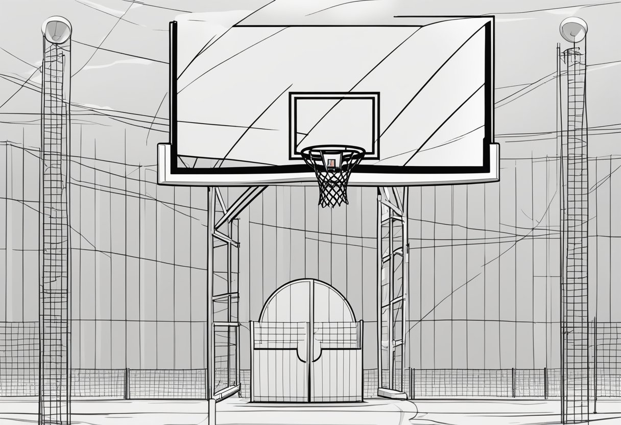 Official NBA Basketball Hoop