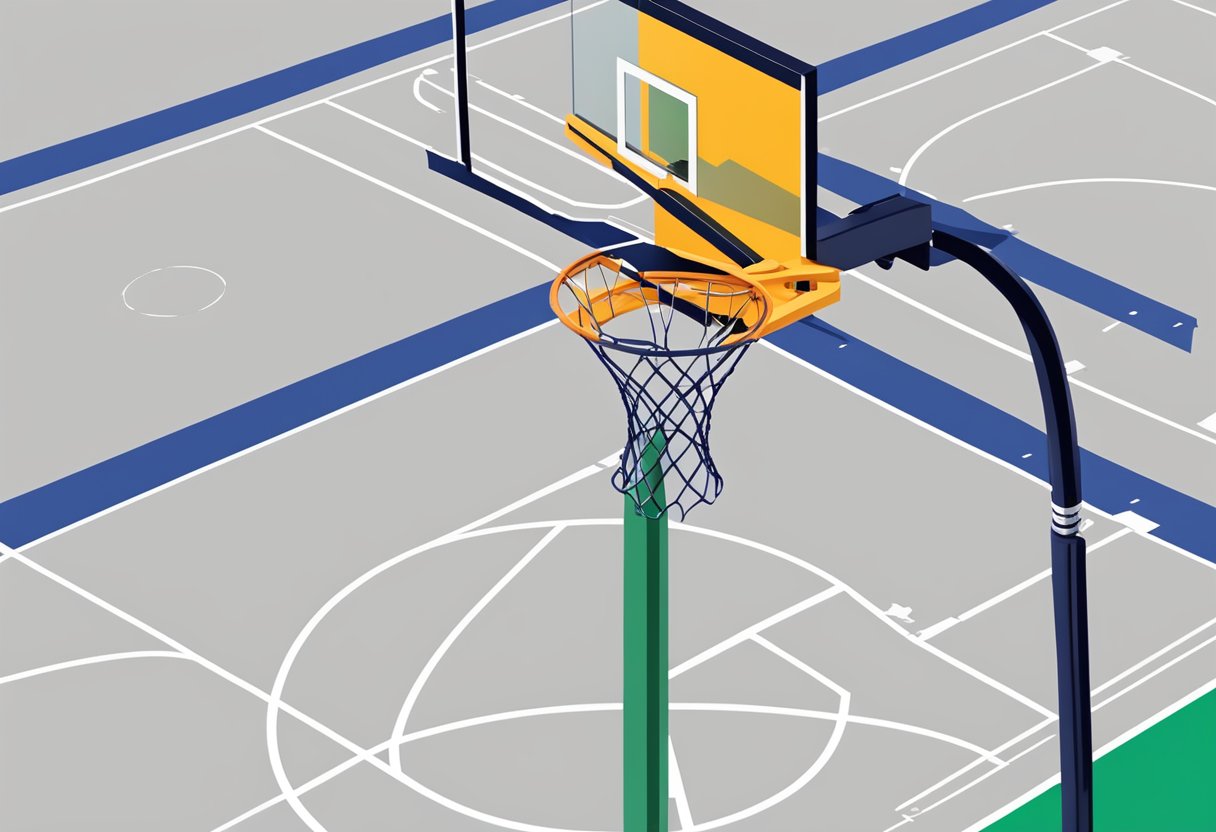Official NBA Basketball Hoop