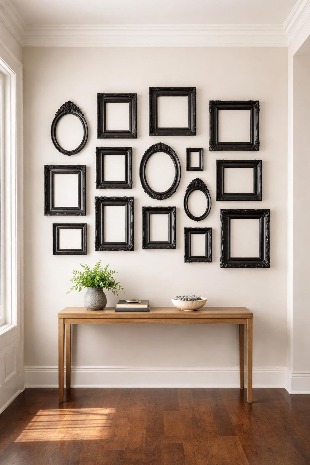 15 Empty Frames On Wall Decor Ideas That Look Surprisingly Good | Footted