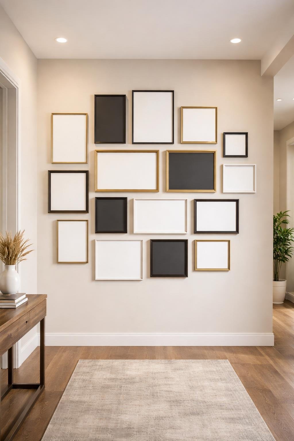 15 Empty Frames On Wall Decor Ideas That Look Surprisingly Good | Footted