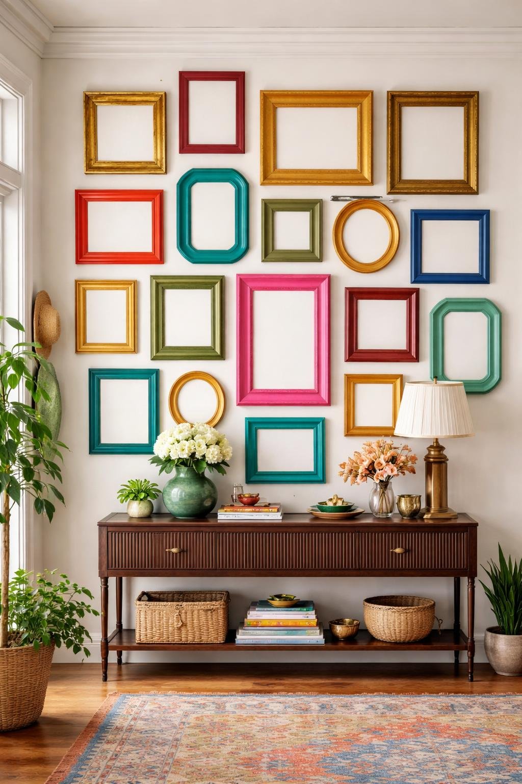 15 Empty Frames On Wall Decor Ideas That Look Surprisingly Good | Footted
