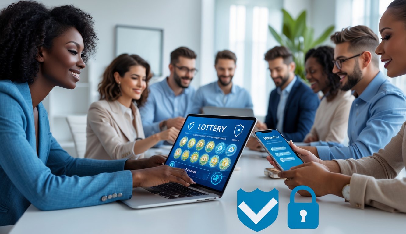 Beberapa orang menggunakan perangkat digital di ruang modern untuk bermain togel online dengan suasana yang profesional dan terpercaya.