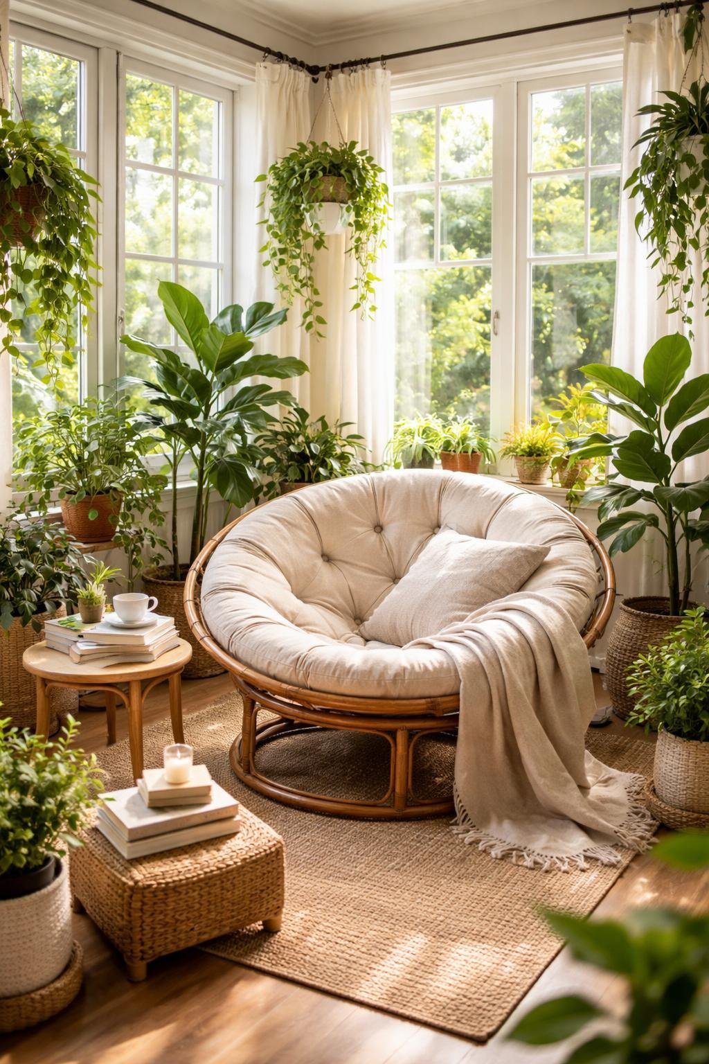 15 Sunroom Reading Nook Ideas for a Light Cozy Corner | Footted