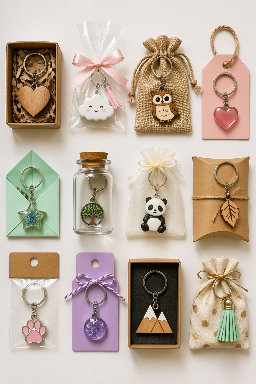 12 Cute Keychain Packaging Ideas for Small Handmade Gifts | Footted