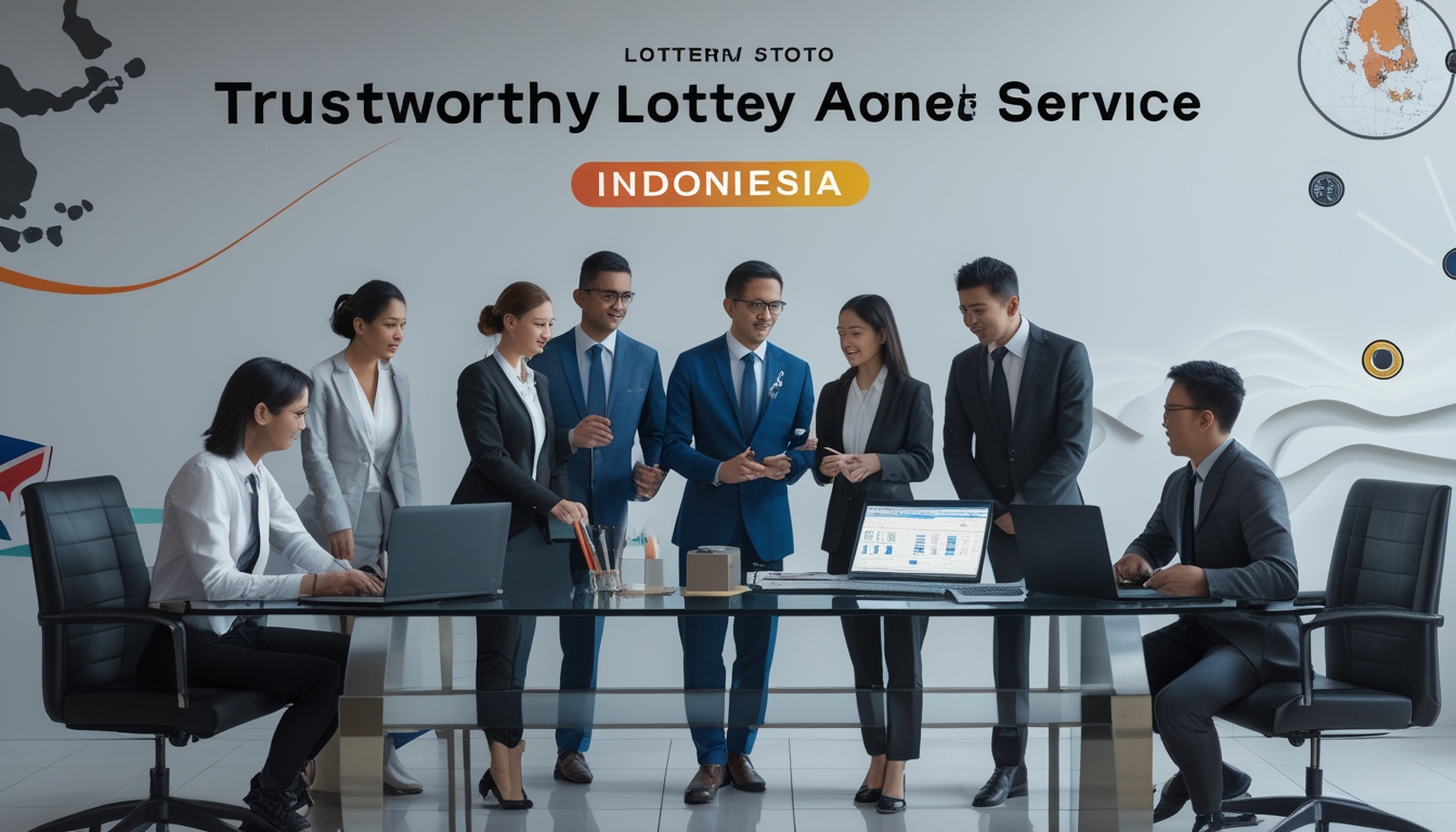 Sekelompok profesional sedang berdiskusi di ruang kantor modern dengan laptop dan alat pembayaran digital, menggambarkan layanan agen togel terpercaya di Indonesia.