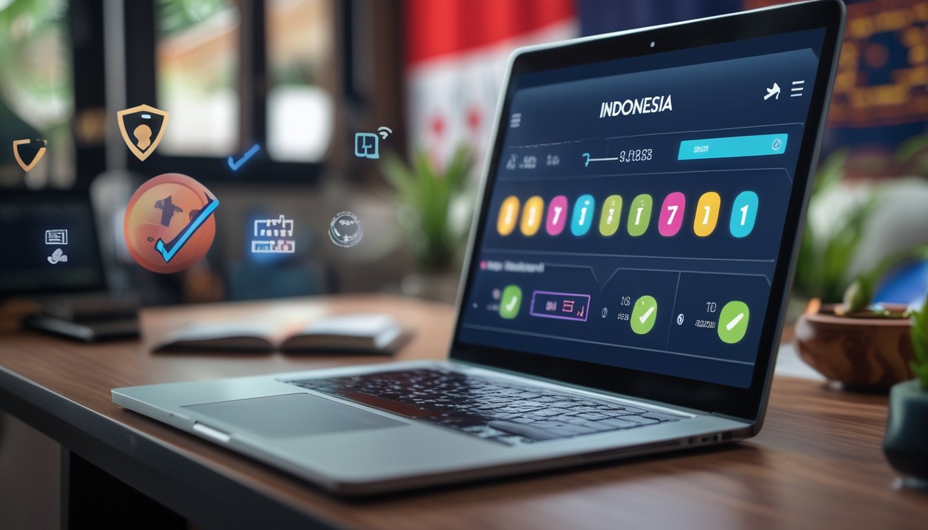 Seseorang menggunakan perangkat digital untuk mengakses layanan togel online terpercaya dengan suasana yang aman dan menarik.