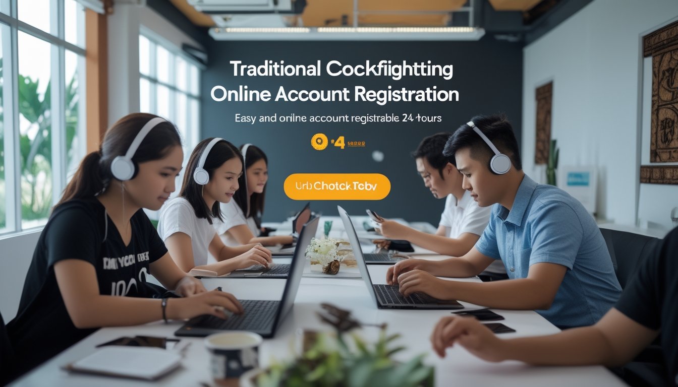 Beberapa orang muda sedang menggunakan laptop dan ponsel di ruang kantor terang untuk mendaftar akun secara online.
