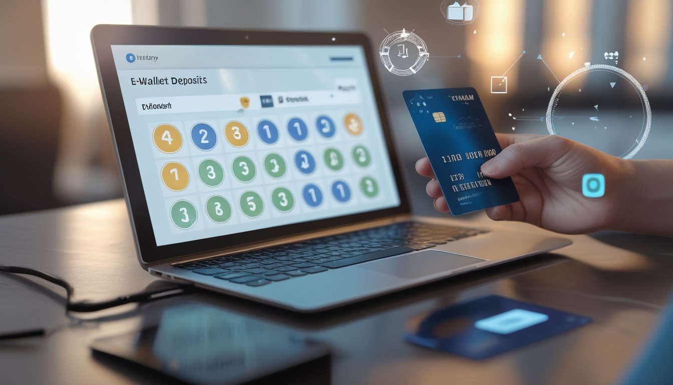 Seseorang menggunakan smartphone untuk melakukan deposit cepat dan aman pada layanan taruhan togel online dengan latar belakang ruangan yang nyaman.