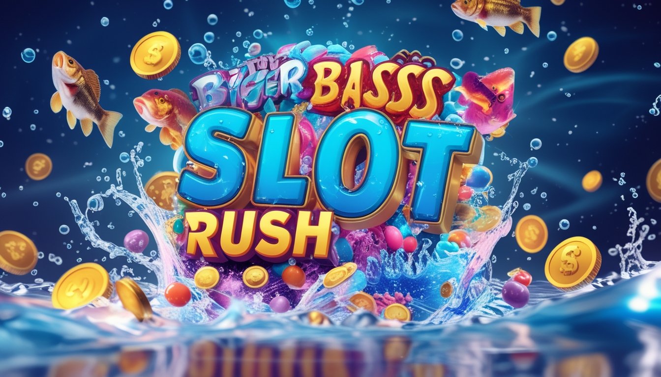 Ilustrasi bawah laut yang penuh warna dengan ikan, gelembung, dan elemen gula serta permen yang cerah, menggambarkan tema permainan slot online yang menyenangkan dan menarik.