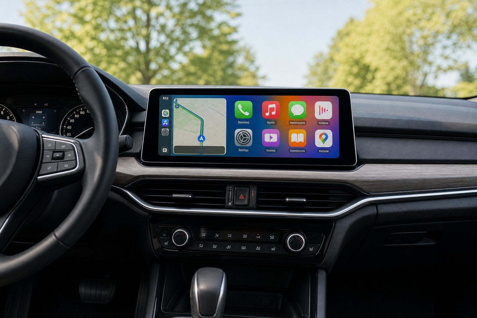 ZZ2 CarPlay installed in a compatible vehicle