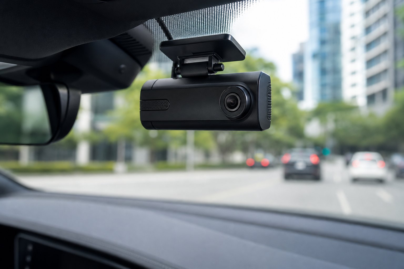 Thinkware U3000 Pro Dash Cam 1 Thinkware U3000 Pro dash cam installed in a vehicle